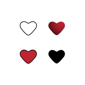 Heart Shape Icon vector