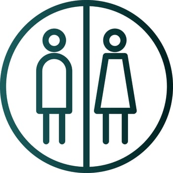 Restroom Vector Icon Design