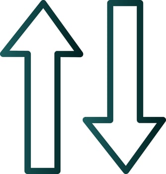 Sort Alpha Down Vector Icon Design
