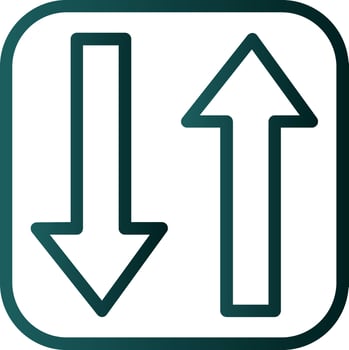 Sort Alpha Up Alt Vector Icon Design
