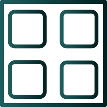 Square Full Vector Icon Design