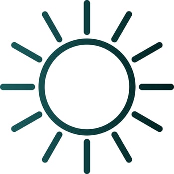 Sun Vector Icon Design