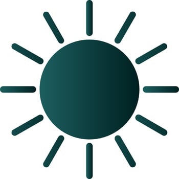 Sun Vector Icon Design