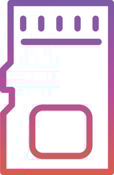 Sd Card Vector Icon Design