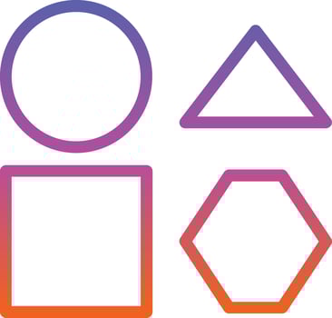 Shapes Vector Icon Design