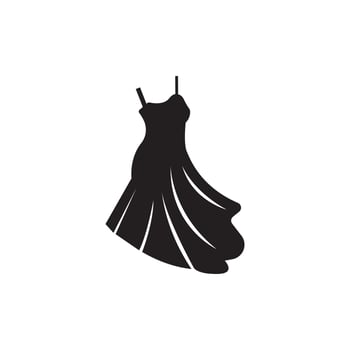 dress icon logo vector design template