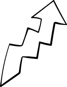 Hand Drawn Arrow Doodle Vector Illustration