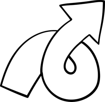 Hand Drawn Arrow Doodle Vector Illustration
