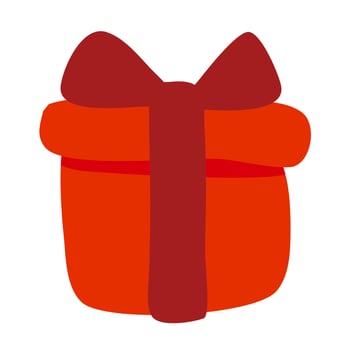red gift box vector