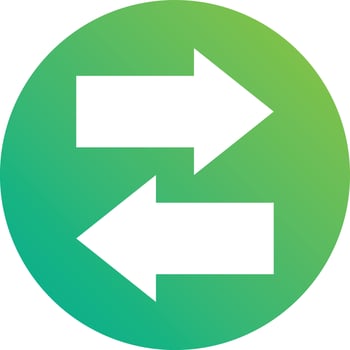 Transfer Vector Icon Design Illustration