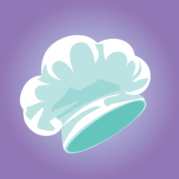 a cook hat illustration vector