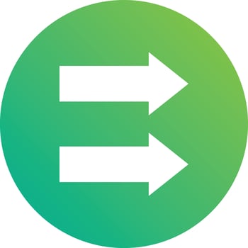 Double arrow Vector Icon Design Illustration