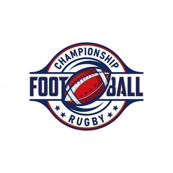 Rugby, Football Club Logo Design vector