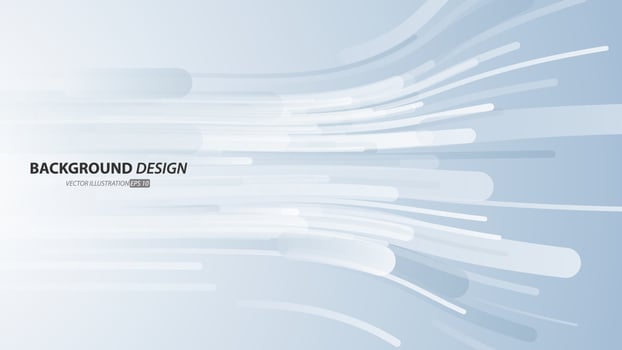 Abstract white and blue gradient color background, with diagonal lines waveform moving. Digital future technology sense background concept vector