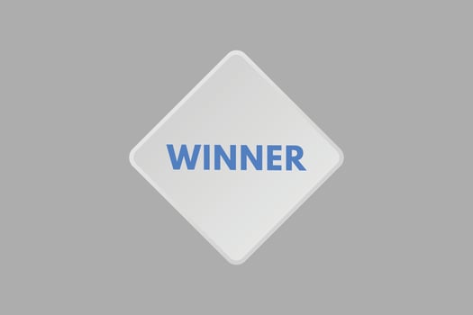 winner Button. winner Sign Icon Label Sticker Web Buttons vector