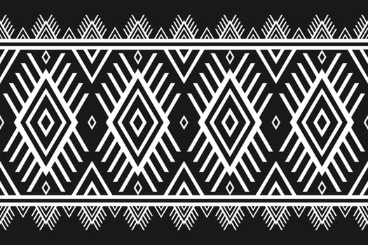 Carpet tribal pattern art. Geometric ethnic seamless pattern traditional. American, Mexican style. vector