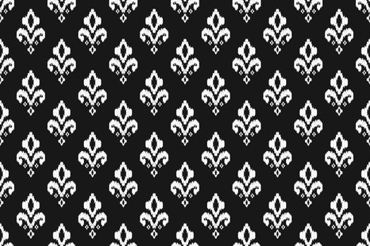 Ethnic ikat seamless pattern in tribal. American, Mexican style. Aztec geometric ornament print. vector