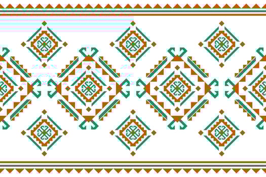Carpet tribal pattern art. Geometric ethnic seamless pattern traditional. American, Mexican style. vector