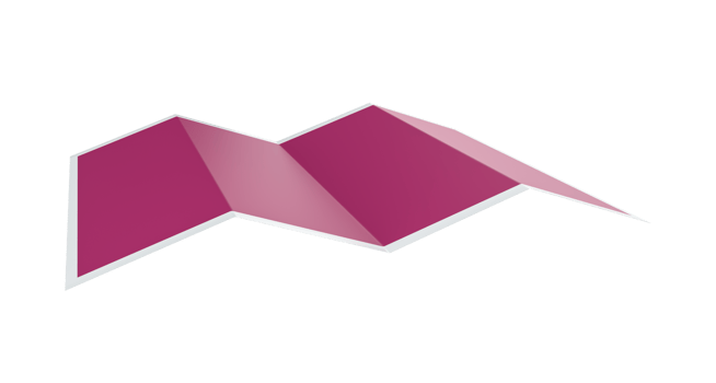 Folded paper realistic mockup empty map Paper isolated Template for a content 3d illustration png
