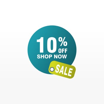 10 discount, Sales Vector badges for Labels, , Stickers, Banners, Tags, Web Stickers, New offer. Discount origami sign banner.