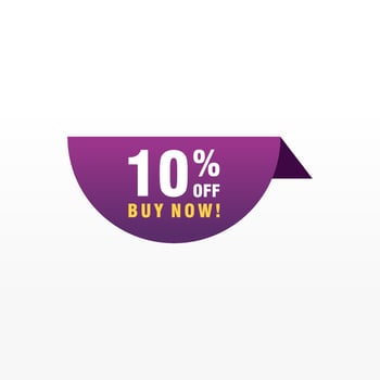 10 discount, Sales Vector badges for Labels, , Stickers, Banners, Tags, Web Stickers, New offer. Discount origami sign banner.