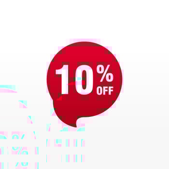 10 discount, Sales Vector badges for Labels, , Stickers, Banners, Tags, Web Stickers, New offer. Discount origami sign banner.