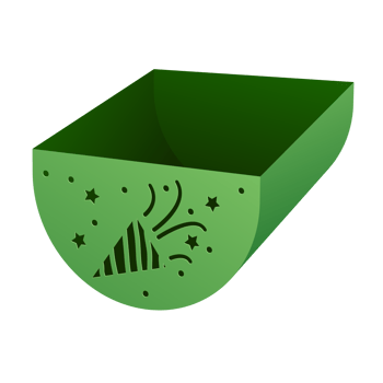 Christmas box mockup png