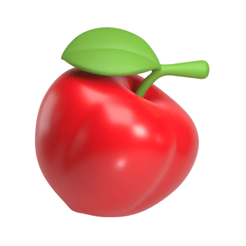 Isolated Phaleria Macrocarpa 3d icon Illustration png
