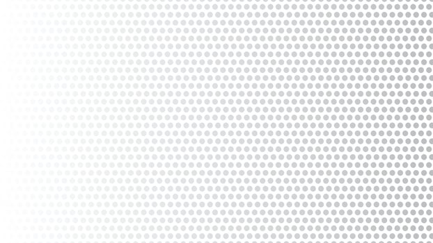 Design halftone white  grey background. Futuristic grunge pattern, dot, wave. Vector modern stylish pop art texture for posters, sites, business cards, covers, labels mockup.