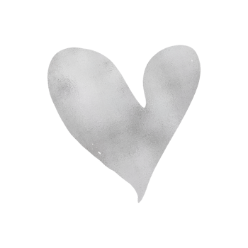 Silver Metallic Heart png
