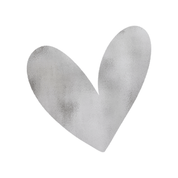 Silver Shiny Heart png