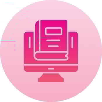 E Learning Vector Icon