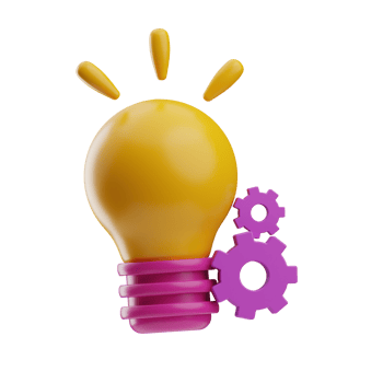 digital marketing, idea illustration 3d png
