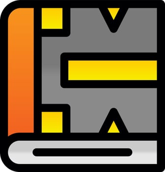 Spell Book Vector Icon Design