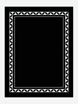 Islamic Book Cover design and arabaic border frame. vector