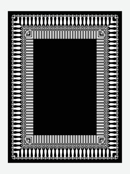 Islamic Book Cover design and arabaic border frame. vector