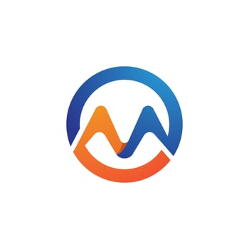 M Letter Logo Template vector