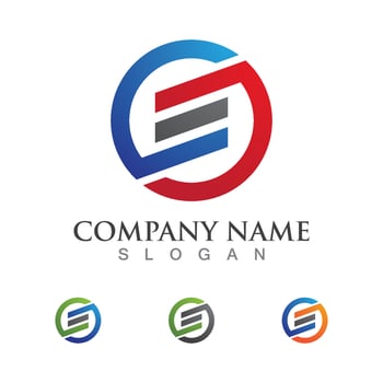 Business corporate S letter logo vector