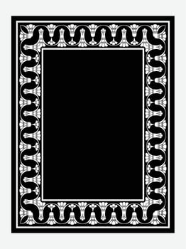 Islamic Book Cover design and arabaic border frame. vector