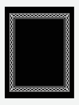 Islamic Book Cover design and arabaic border frame. vector