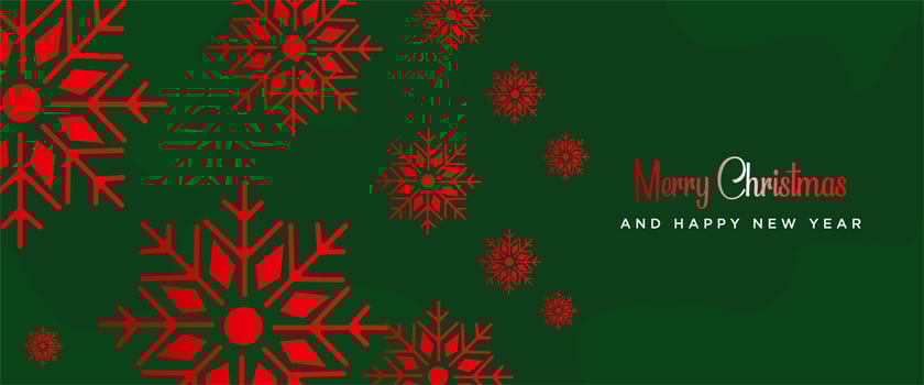 Christmas and New Year Background. Sunny Winter holiday composition. Greeting card, banner, poster vector