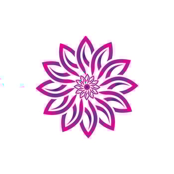Flower vector icon design