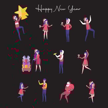 Party Celebration Event Festival christmas vector