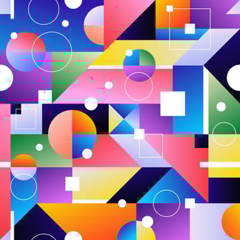 Abstract Geometric Seamless Pattern vector