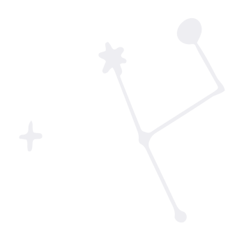 Star constellation line art illustration png