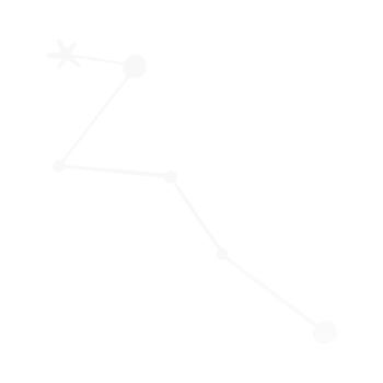 Star constellation line art illustration png