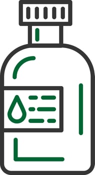 Water Bottle Creative Icon Design vector