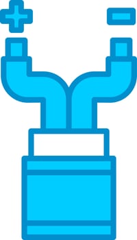 Wires Creative Icon Design vector