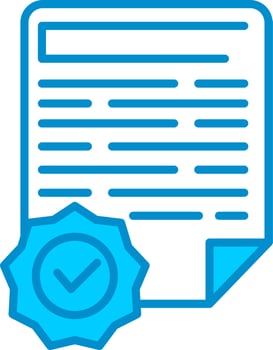 Verified Creative Icon Design vector