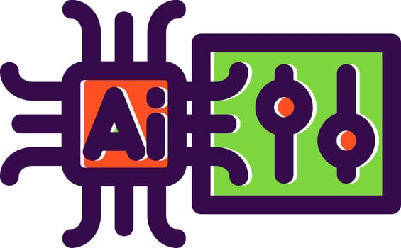 Intelligent Control Vector Icon Design